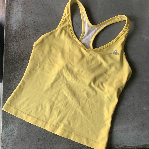 adidas Tops - Yellow Adidas tank top